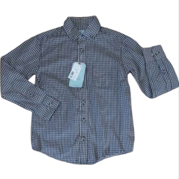 Class Club Other - NWT Dillard's Class Club Blue and Tan Plaid Shirt ~8